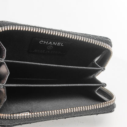 Chanel Caviar Quilted Zip Coin Purse Black 5 of 7