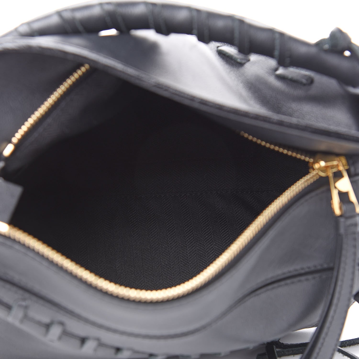 Loewe Calfskin Small Whipstitch Puzzle Bag Black 5 of 13