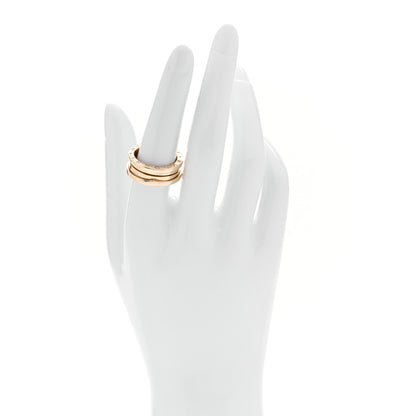 Bulgari 18K Yellow Gold B.Zero1 Two-Band Ring 55 7.25 2 of 5
