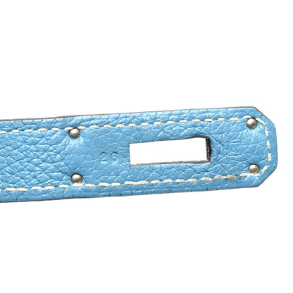 Hermes Togo Birkin 30 Blue Jean 7 of 12