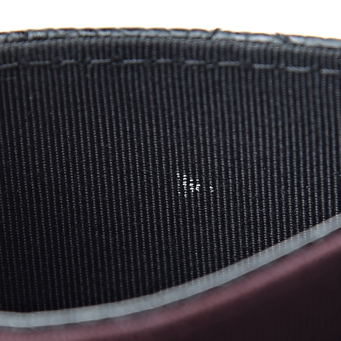 Caviar Quilted Flap Card Holder Black