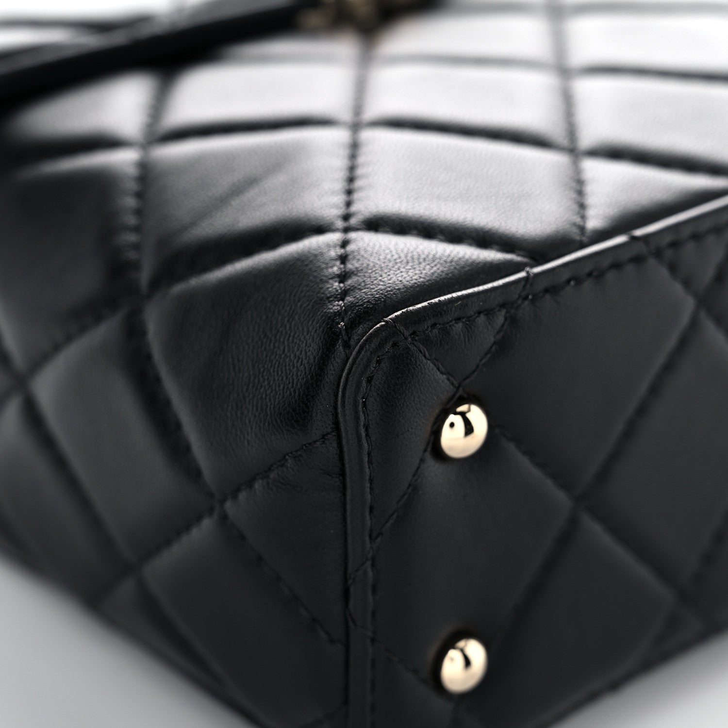 Chanel Lambskin Quilted Small Box Bag Black 7 of 14