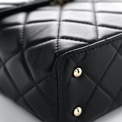 Chanel Lambskin Quilted Small Box Bag Black 7 of 14