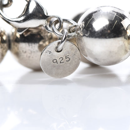 Tiffany Sterling Silver 10mm HardWear Ball Bracelet 5 of 6