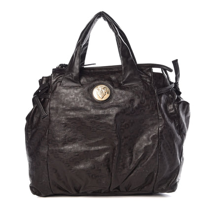 Gucci Calfskin Horsebit Embossed Large Hysteria Tote Chocolate 1 of 11