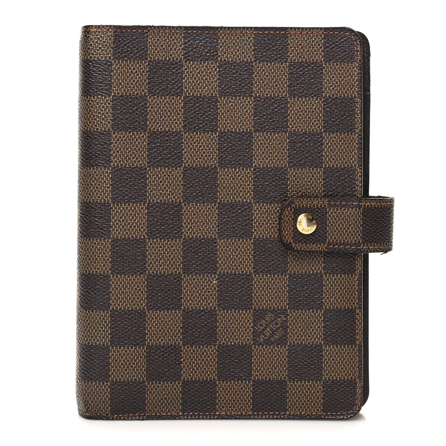Damier Ebene Medium Ring Agenda Cover