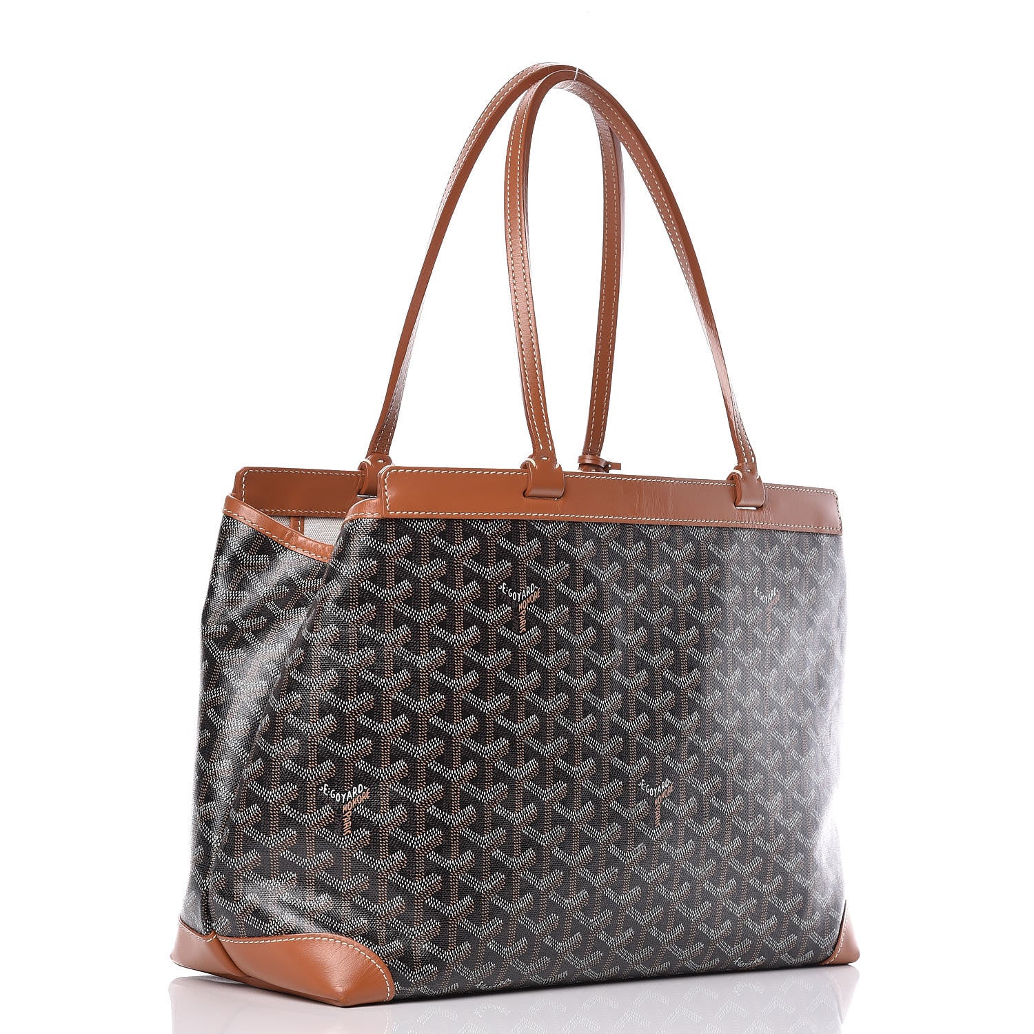 Goyard Goyardine Bellechasse PM Black Gold 3 of 9