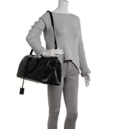 Saint Laurent Smooth Leather Classic Duffle 12 Black 2 of 9
