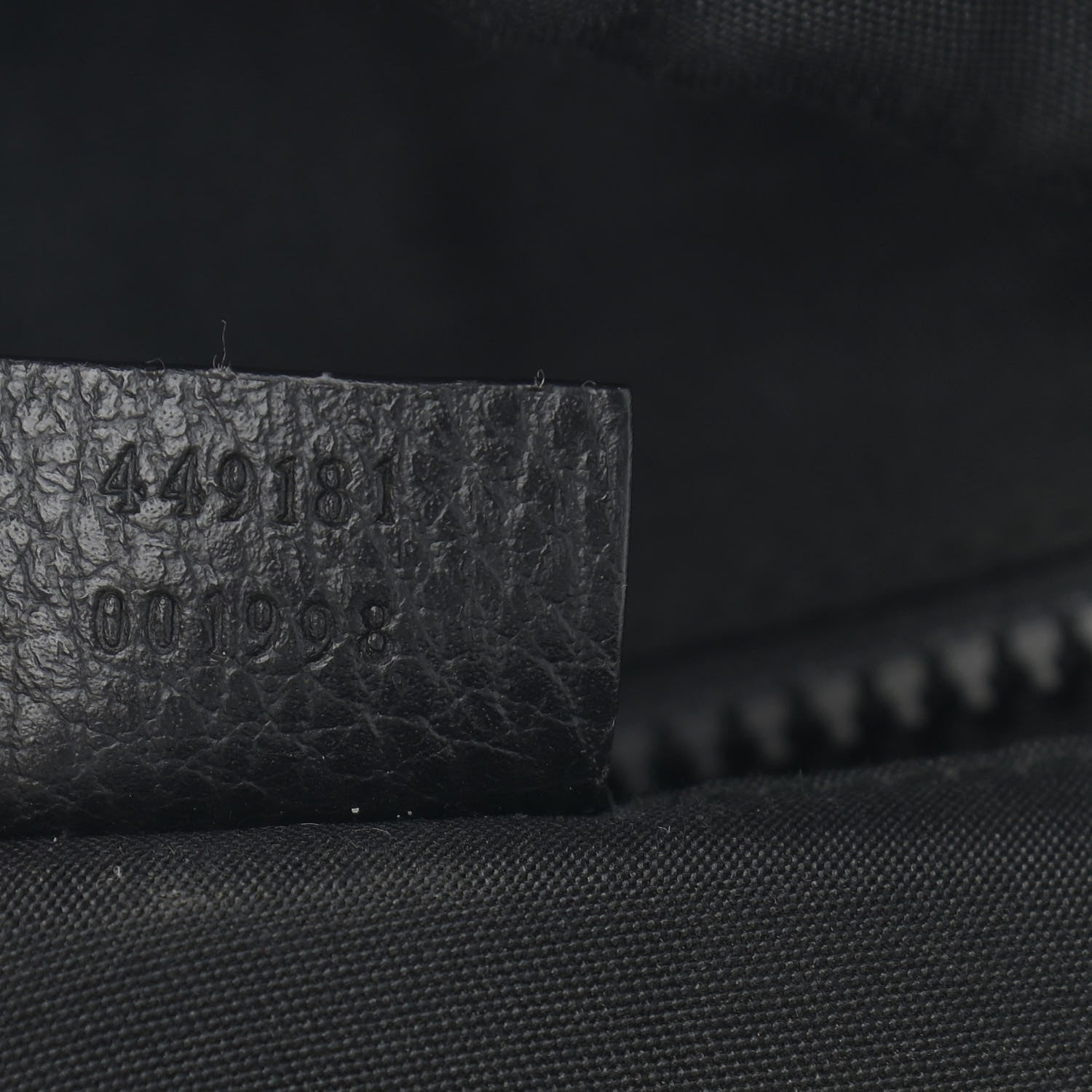 Gucci Nylon Monogram Slim Backpack Black 7 of 11