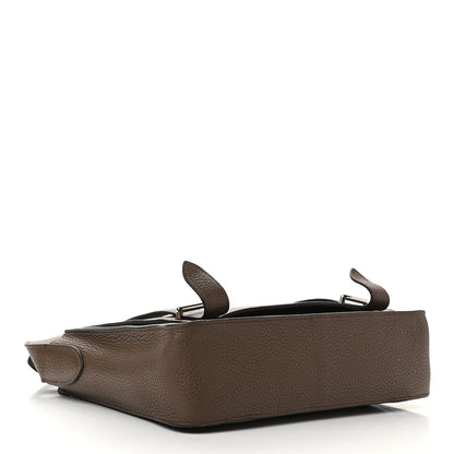 Hermes Taurillon Clemence Steve Caporal Messenger Cacao 3 of 9