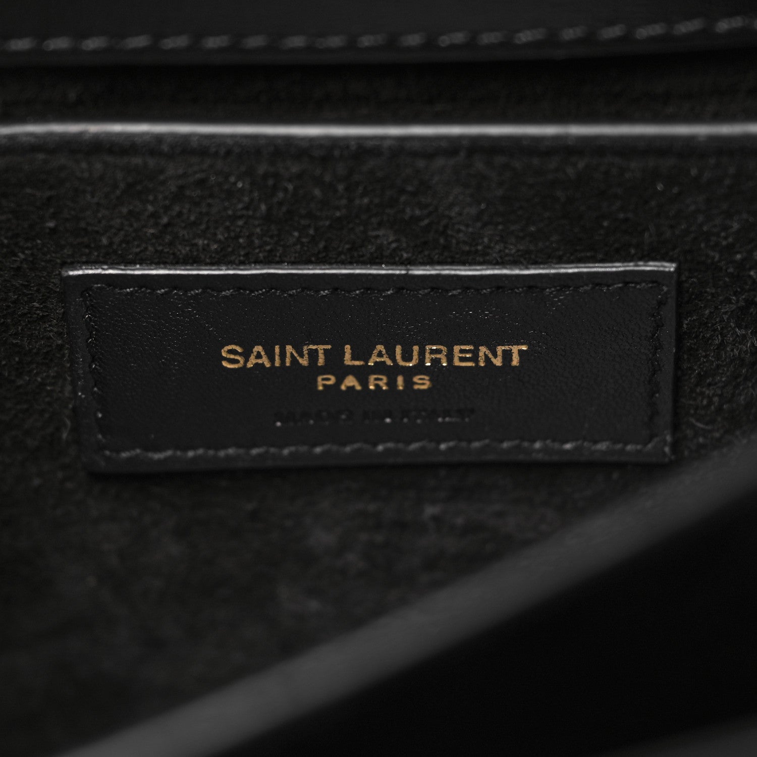 Saint Laurent Calfskin Medium Monogram Sunset Black 6 of 10