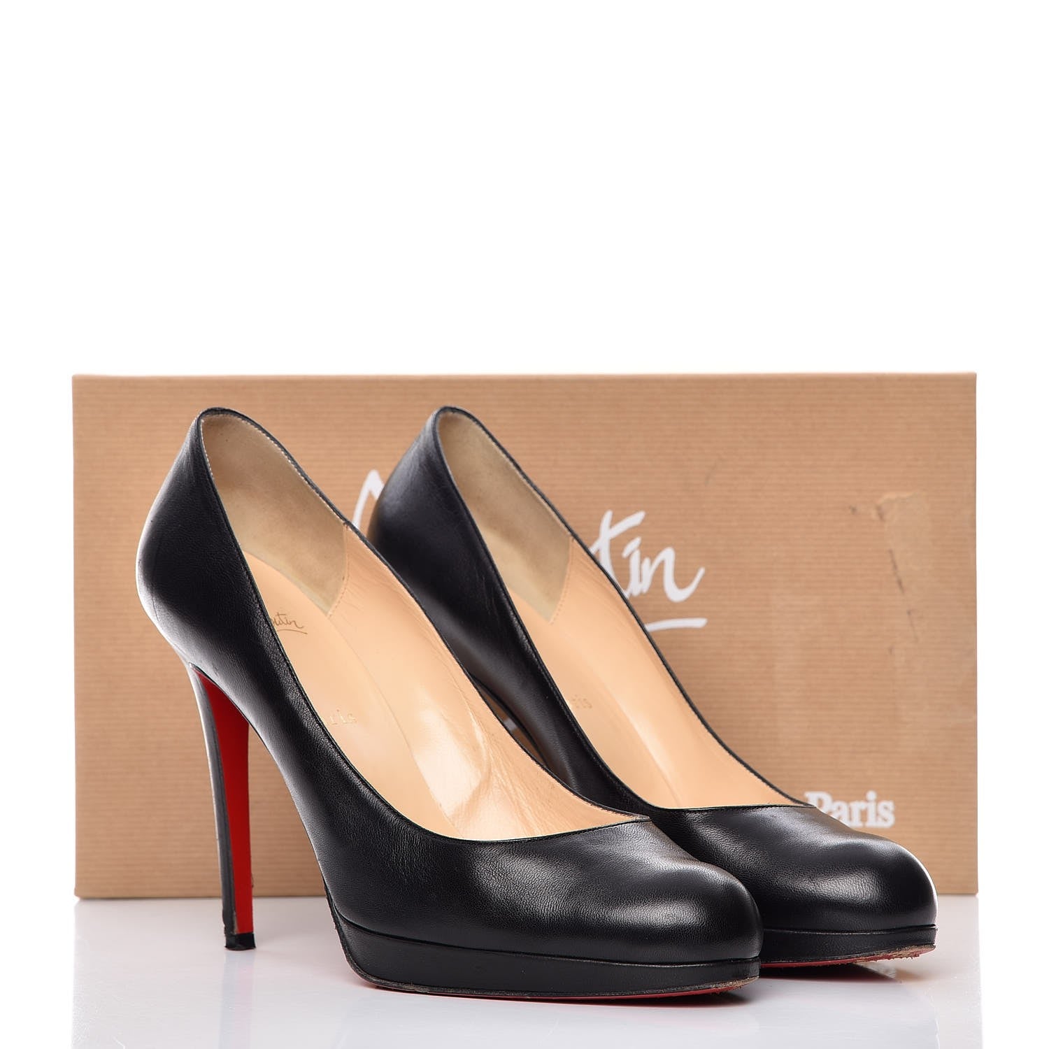Christian Louboutin Nappa New Simple 120 Pumps 41 Black 14 of 14