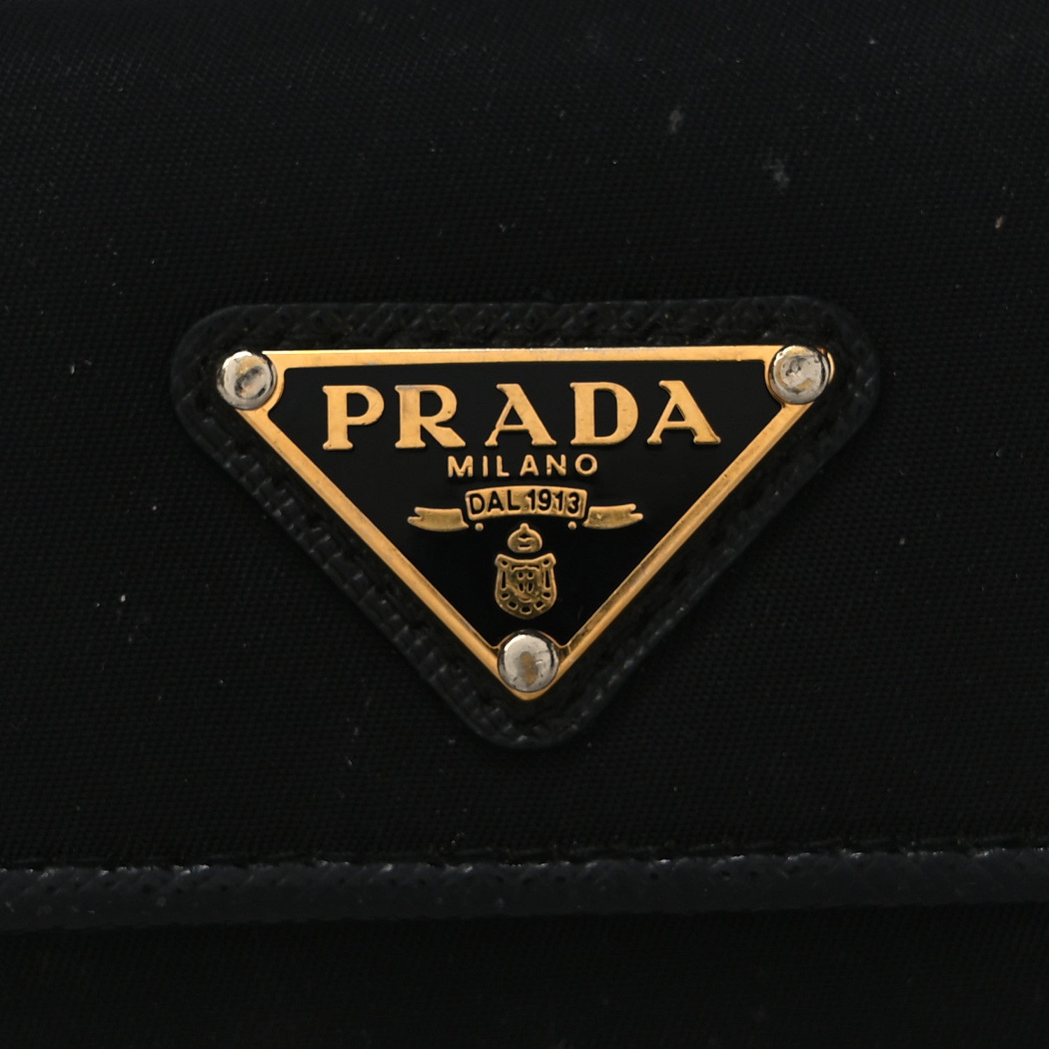 Prada Tessuto Nylon Saffiano 6 Key Holder Black 7 of 10