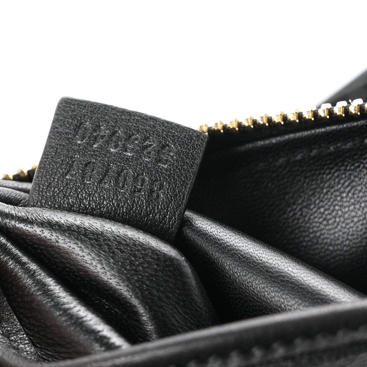 Gucci Snakeskin Half Horsebit Medium Shoulder Bag Black 7 of 11