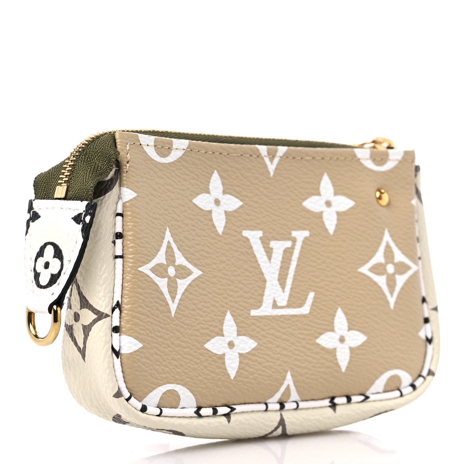 Louis Vuitton Monogram Giant Micro Pochette Accessories Kaki White 3 of 8