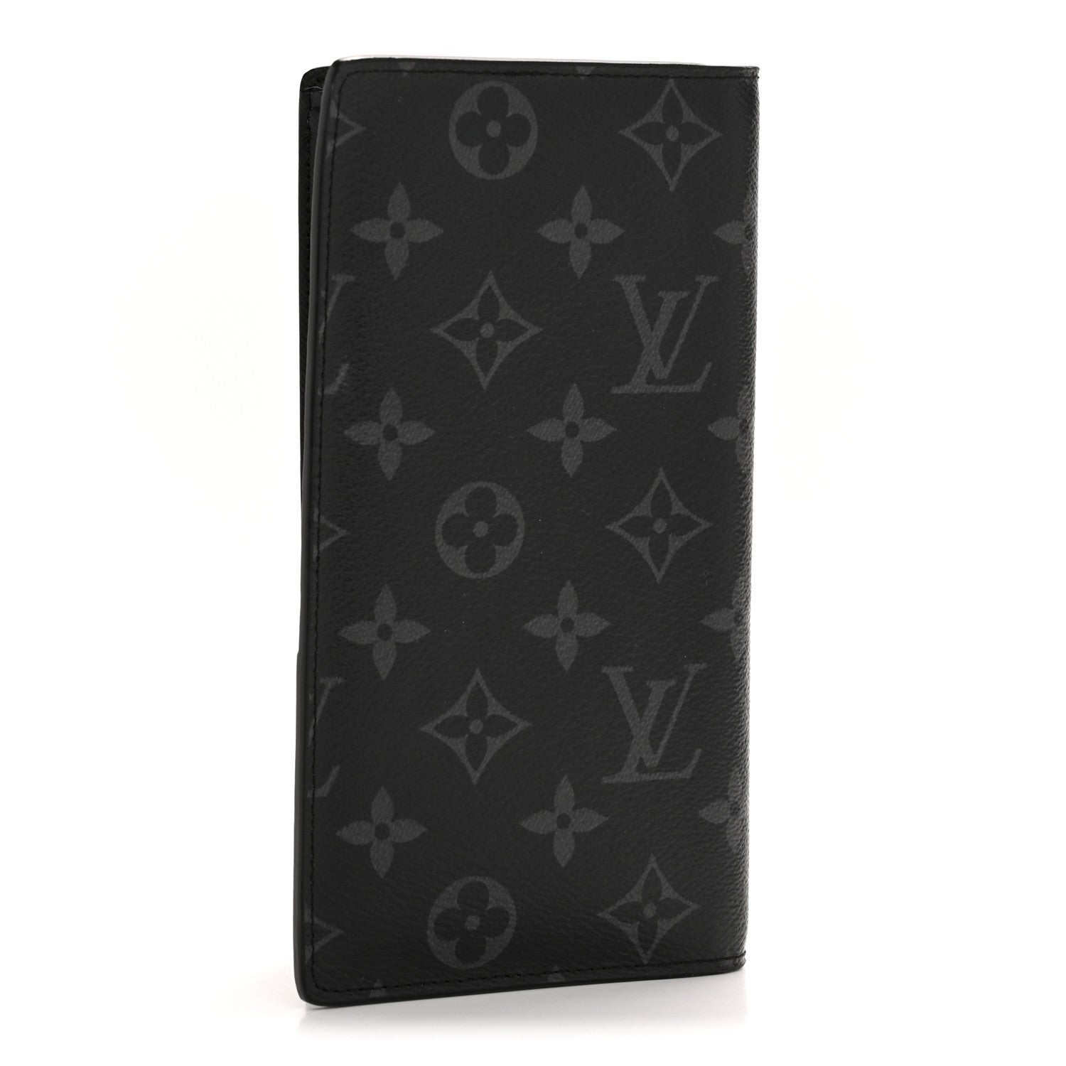 Louis Vuitton Monogram Eclipse Brazza Wallet 3 of 9
