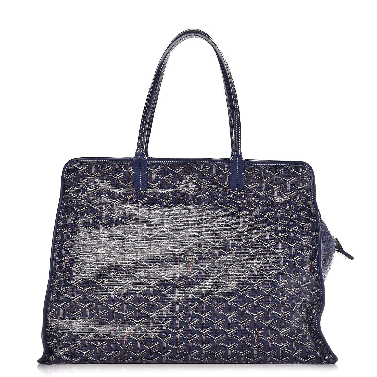 Goyardine Sac Hardy Pet Carrier PM Navy