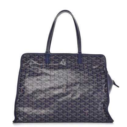 Goyard Goyardine Sac Hardy Pet Carrier PM Navy 1 of 12