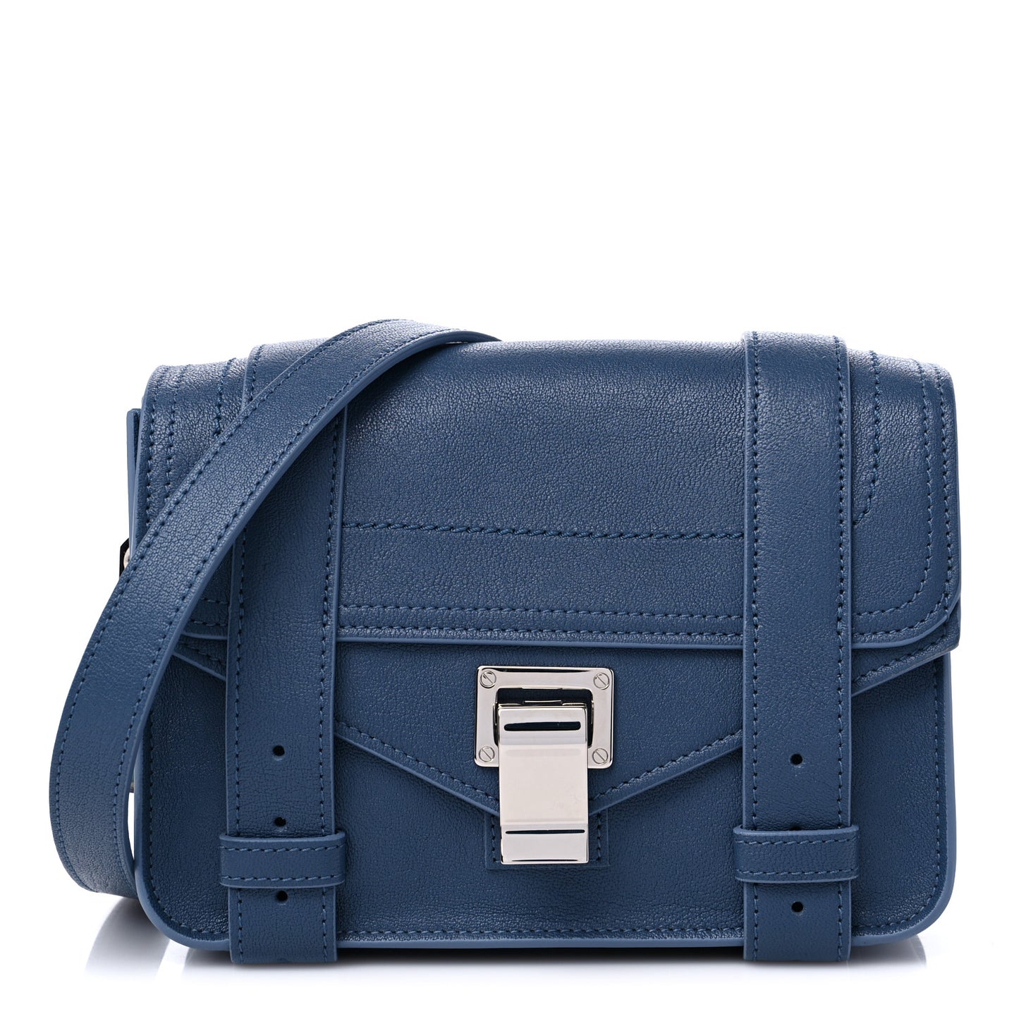 Lambskin PS1 Mini Crossbody Bag Peacock