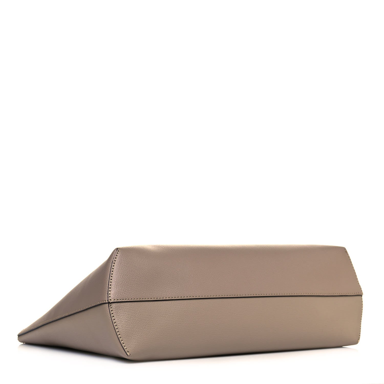 Fendi Vitello Vienna Enamel F is Fendi Shopping Tote Tortora Taupe 4 of 12