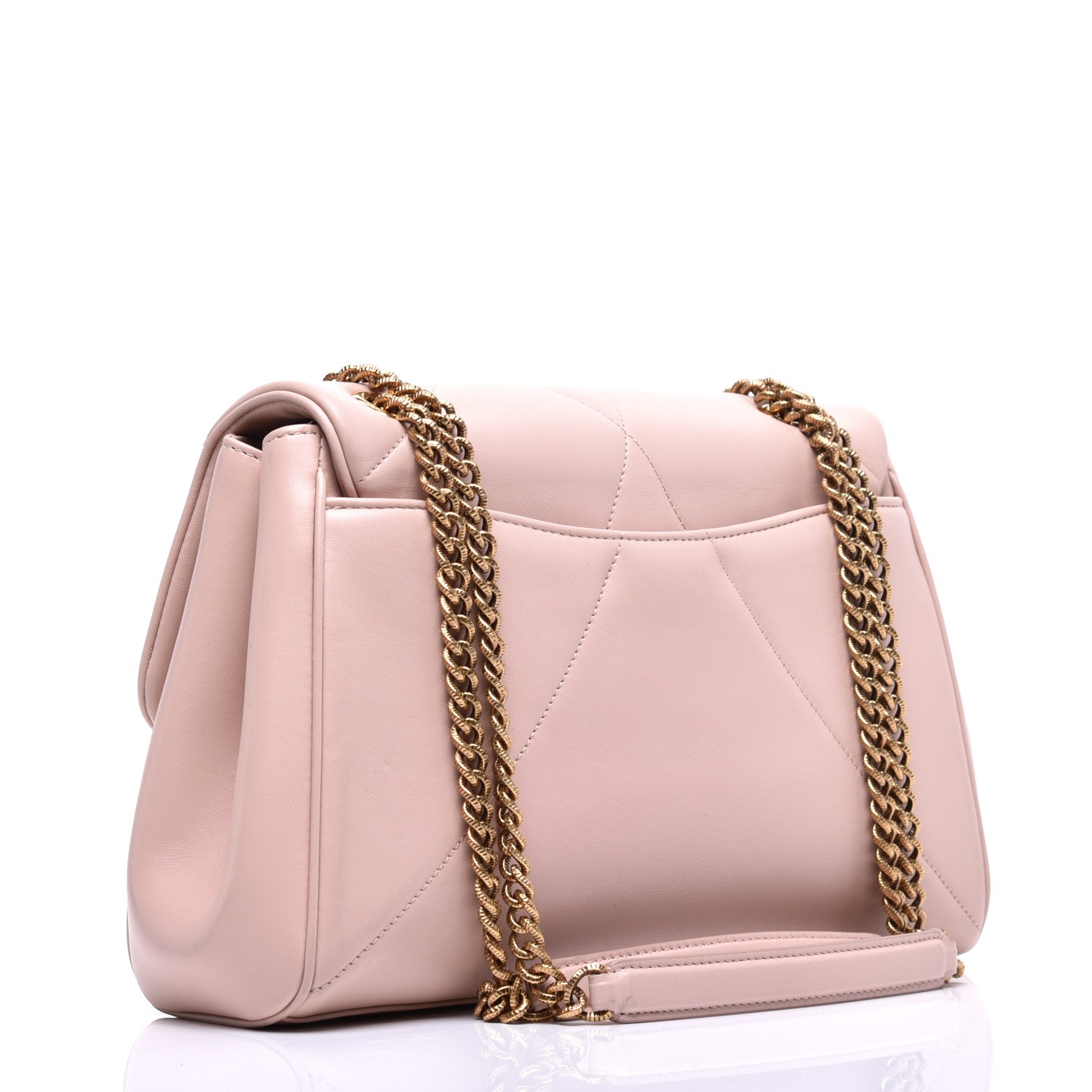 Dolce & Gabbana Nappa Quilted Large Devotion Bag Pale Pink 3 of 8