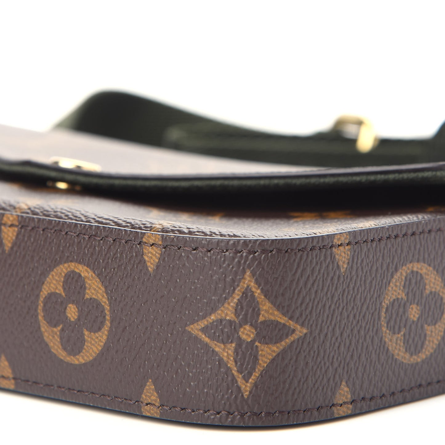 Monogram Felicie Strap & Go Kaki