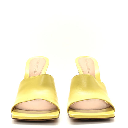 Bottega Veneta Lambskin Stretch Mule Sandals 40 Pear 2 of 7