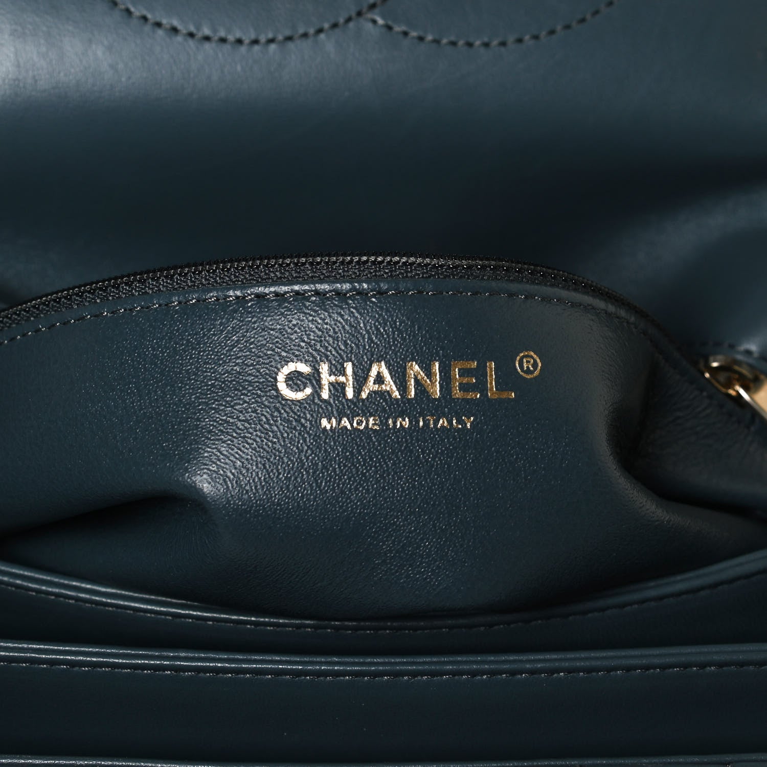 Chanel Lambskin Quilted Medium Trendy CC Flap Dual Handle Bag Blue 5 of 10