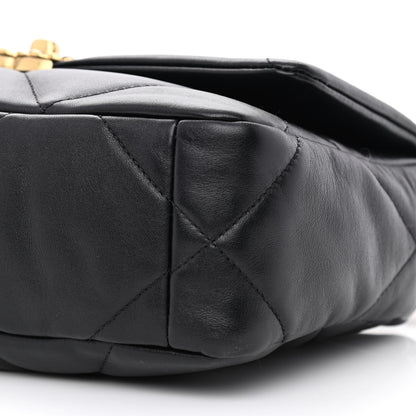 Chanel Lambskin Quilted Medium Chanel 19 Flap Black 10 of 12