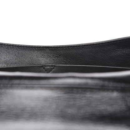 Christian Dior Grained Calfskin Stripe Dune Flap Black 7 of 10