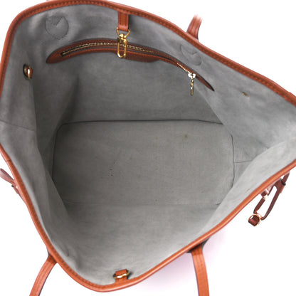 Louis Vuitton Metallic Monogram LV Garden Neverfull MM Silver 5 of 10