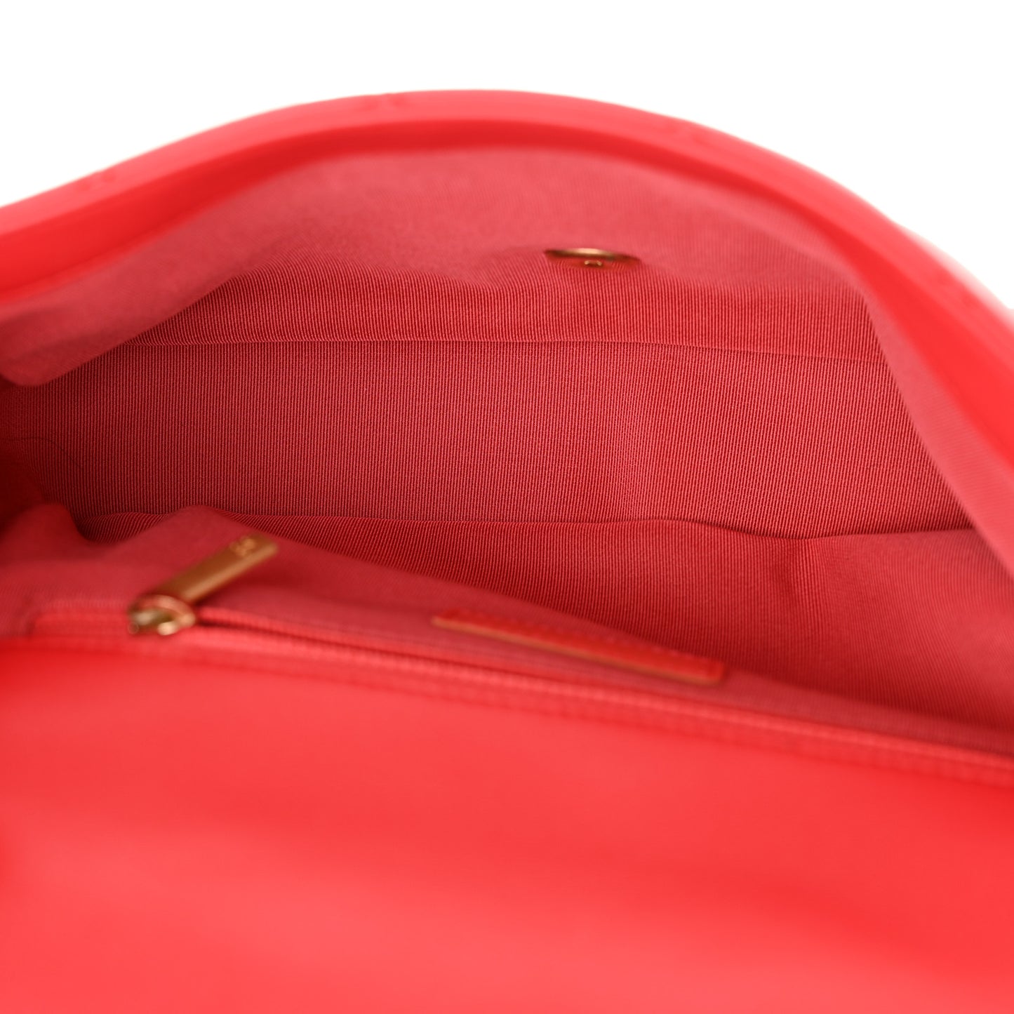 Lambskin Quilted Medium In The Loop Handle Flap Bag Red