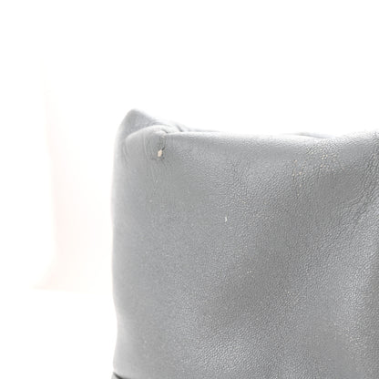 Chanel Metallic Lambskin Quilted Small Coco Cocoon Reversible Tote Light Grey 12 of 23