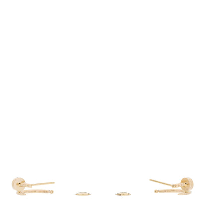 Cartier 18K Yellow Gold Juste Un Clou Hoop Earrings 3 of 6