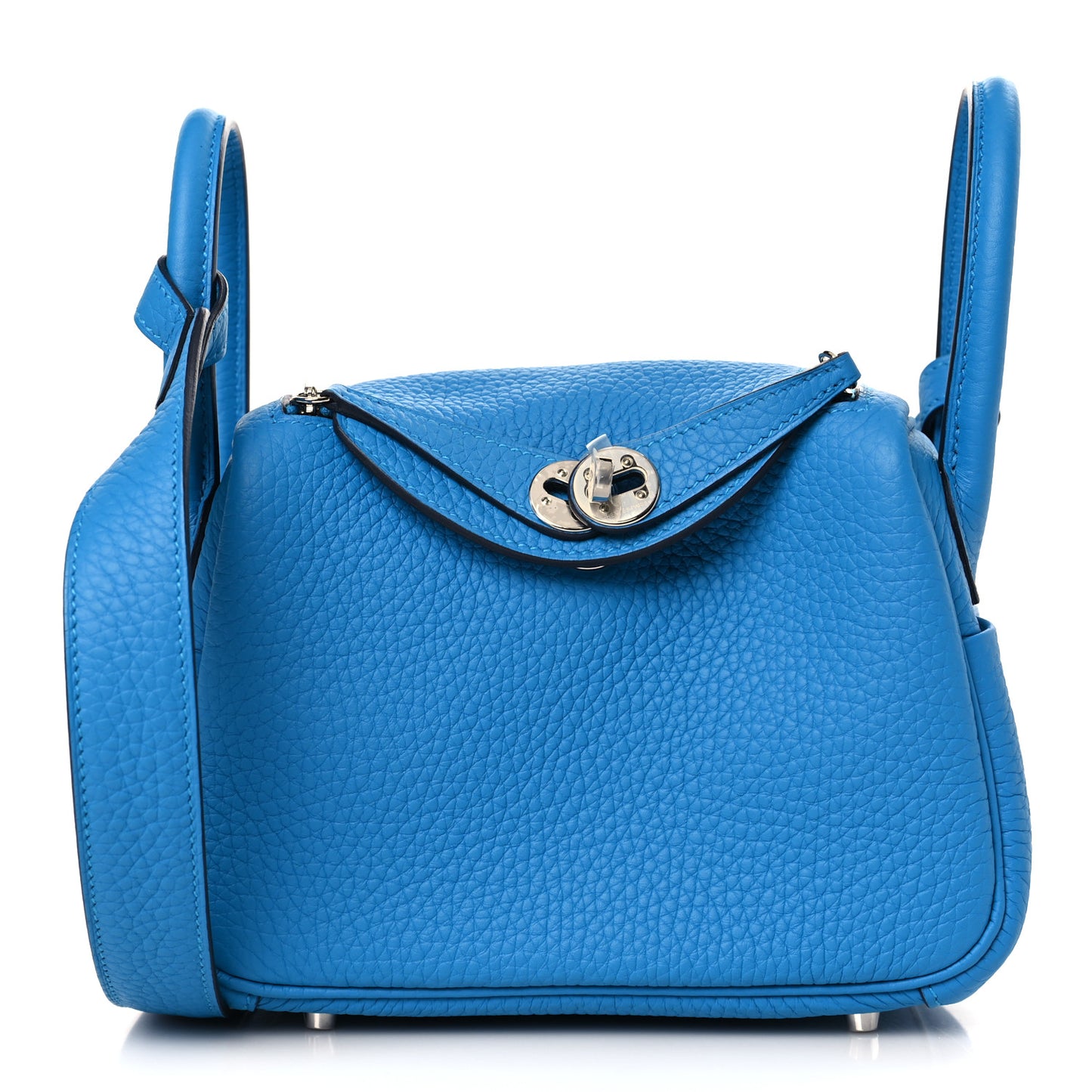Taurillon Clemence Mini Lindy 20 Bleu Frida