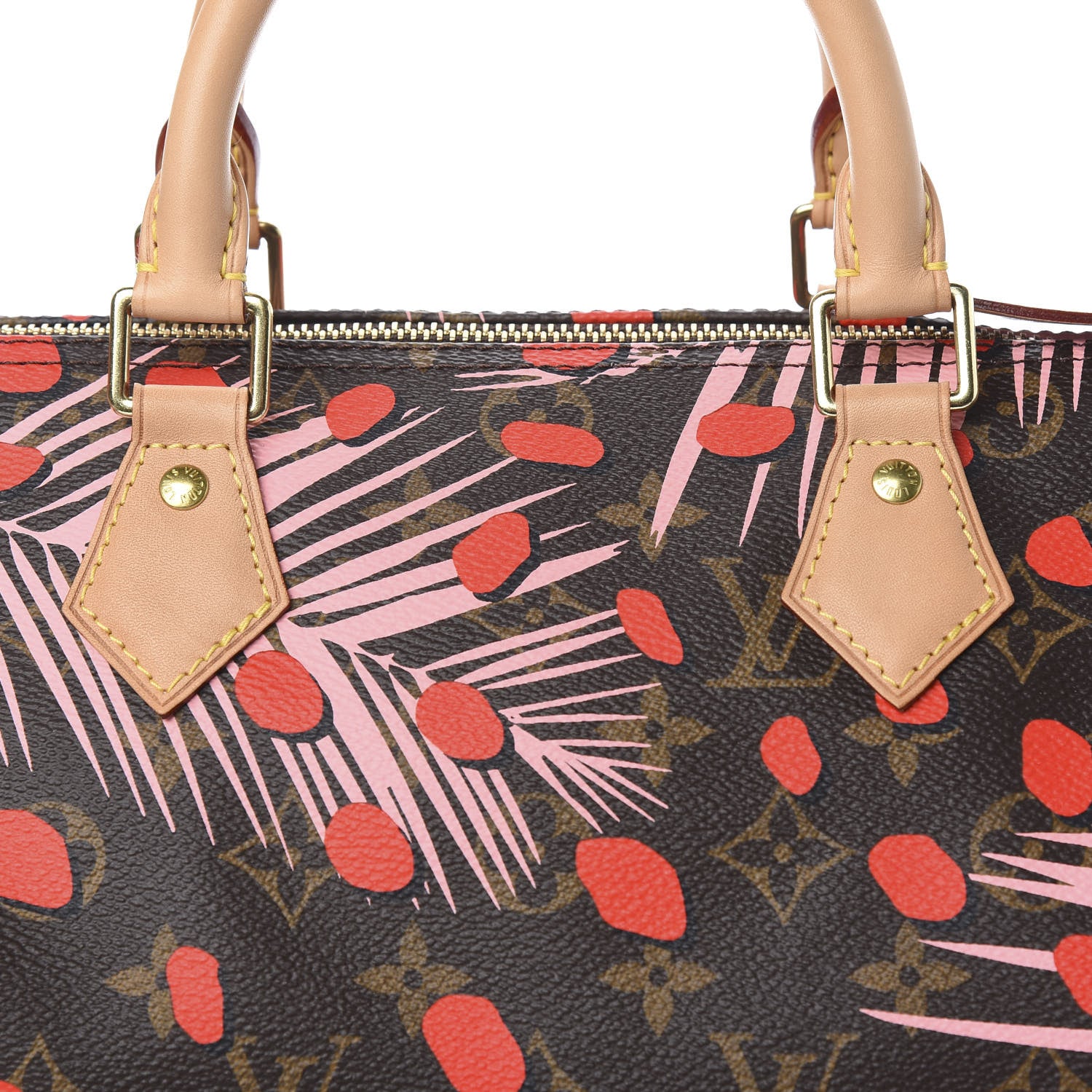 Louis Vuitton Monogram Jungle Dots Speedy 30 Sugar Pink Poppy 10 of 10