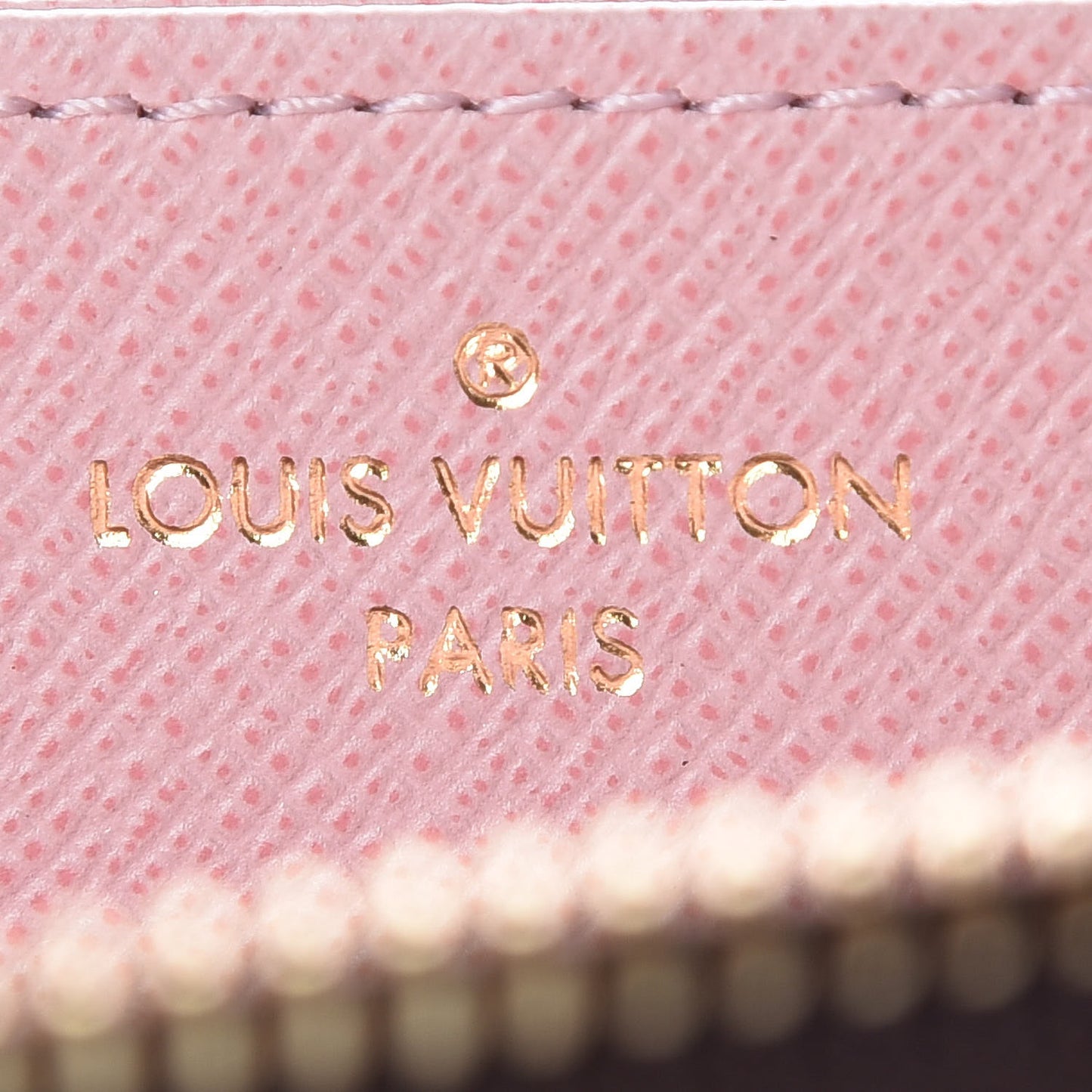 Monogram Zippy Wallet Rose Ballerine