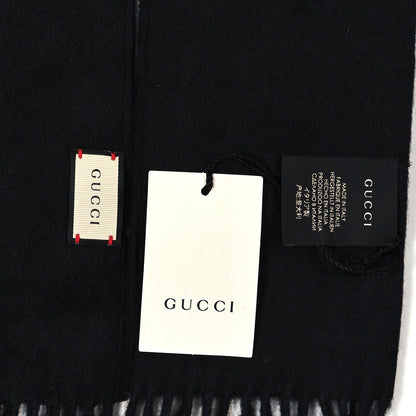 Gucci Silk Cashmere Sequins Guccy Scarf Black 3 of 3