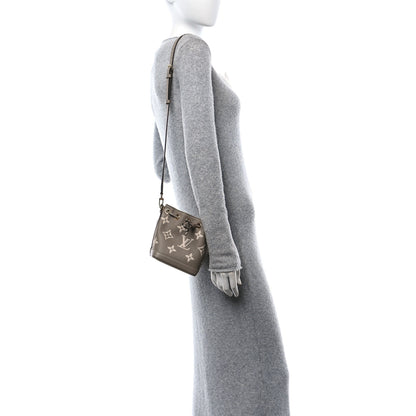Louis Vuitton Empreinte Monogram Giant Nano Noe Tourterelle Creme 2 of 10