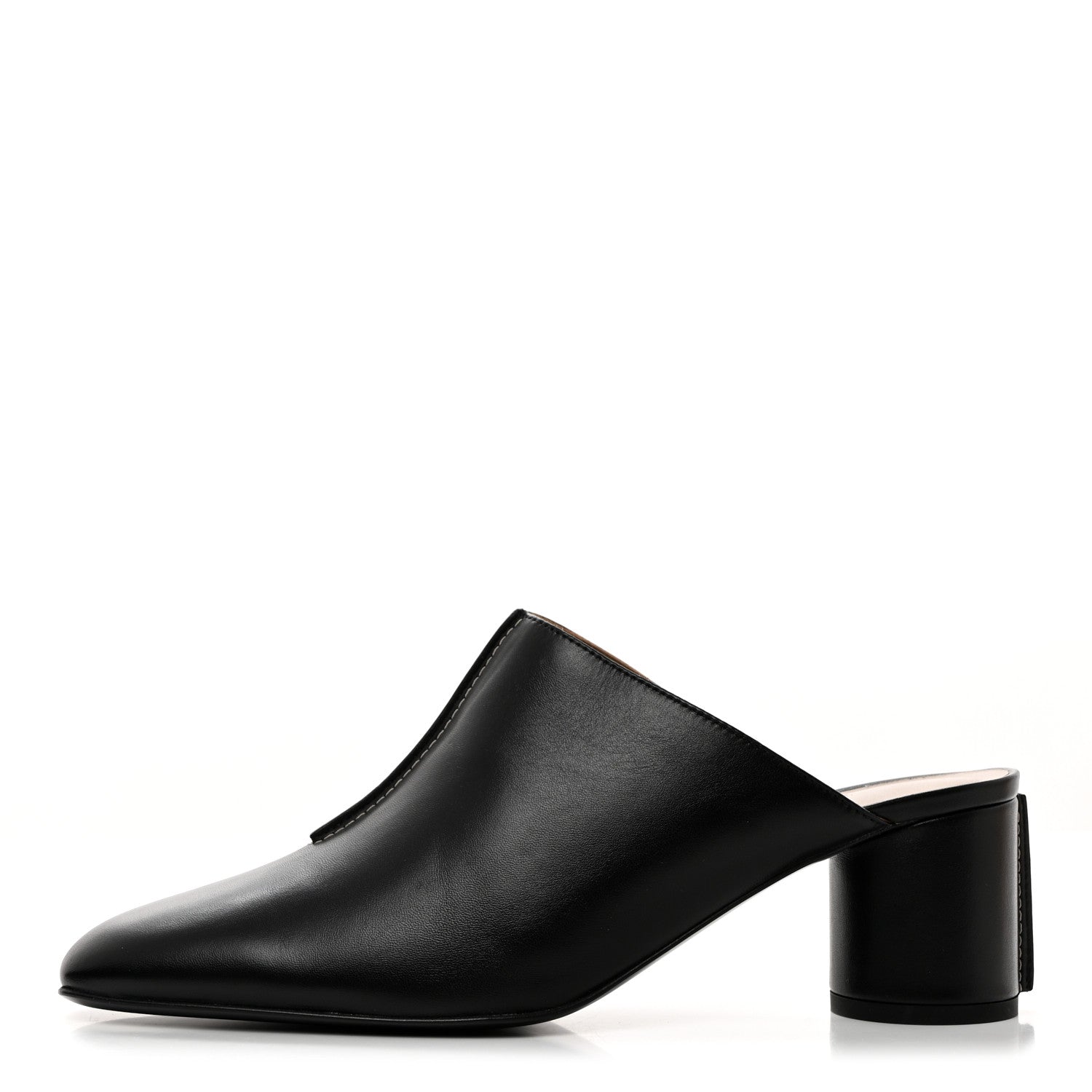 Hermes Nappa Detail Mules 40 Black 1 of 9