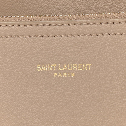 Saint Laurent Calfskin Large Shopping Tote Dark Beige 9 of 12
