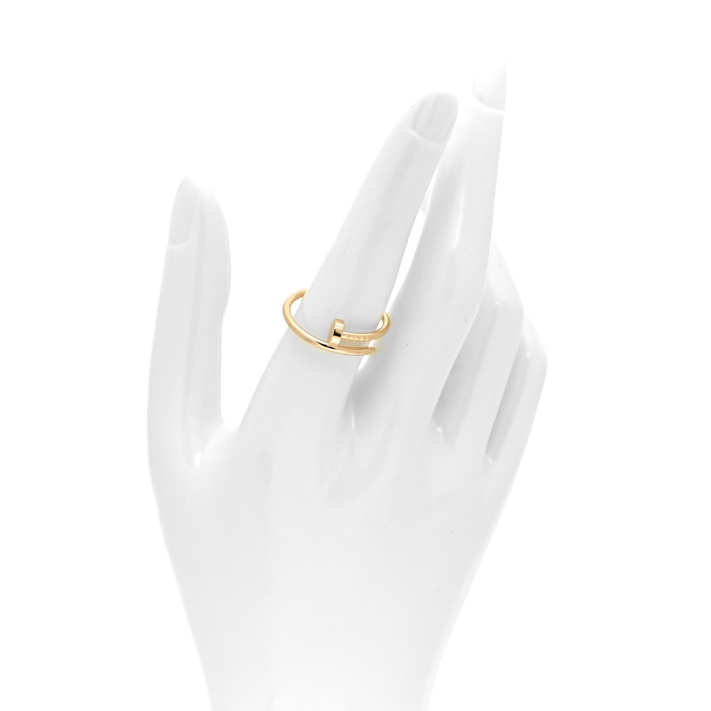 18K Yellow Gold Small Juste Un Clou Ring 59 8.75
