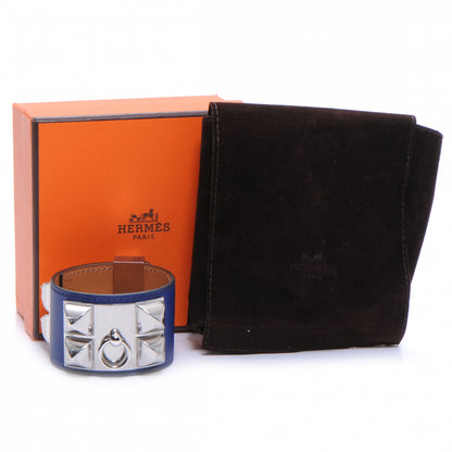 Hermes Swift Collier de Chien CDC Bracelet S Bleu Saphir 4 of 6