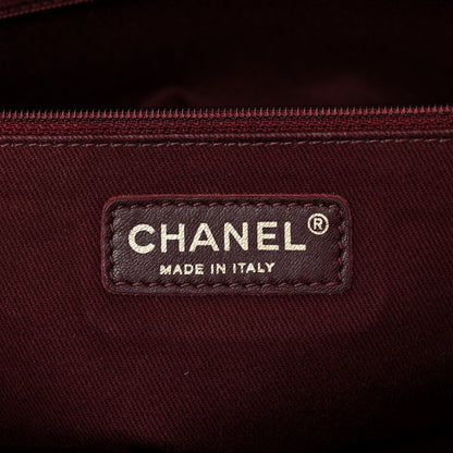 Chanel Glazed Calfskin Castle Rock Bowling Bag Black 6 of 10