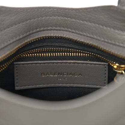 Balenciaga Chevre Gold Metallic Edge Hardware Mini City Gris Acier 6 of 12