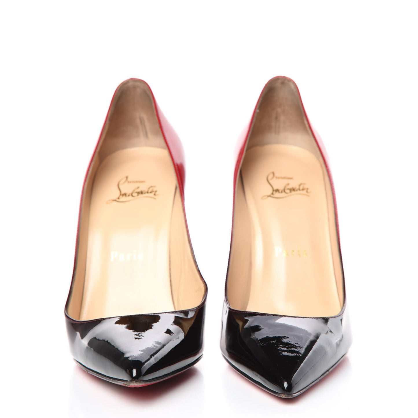 Patent Degrade Decollete 100 Pumps 37 Black Red