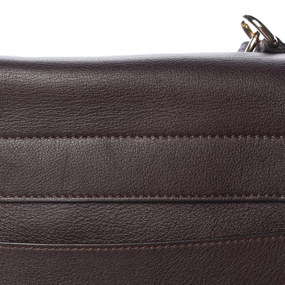 Chloe Smooth Calfskin Suede Medium Faye Day Shoulder Bag Carbon Brown 11 of 12