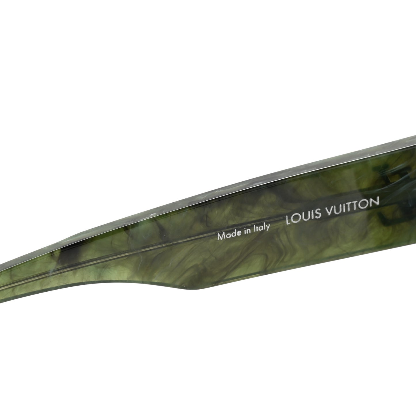 Acetate Marble Effect Swarovski Cyclone Sunglasses Z1552W Green