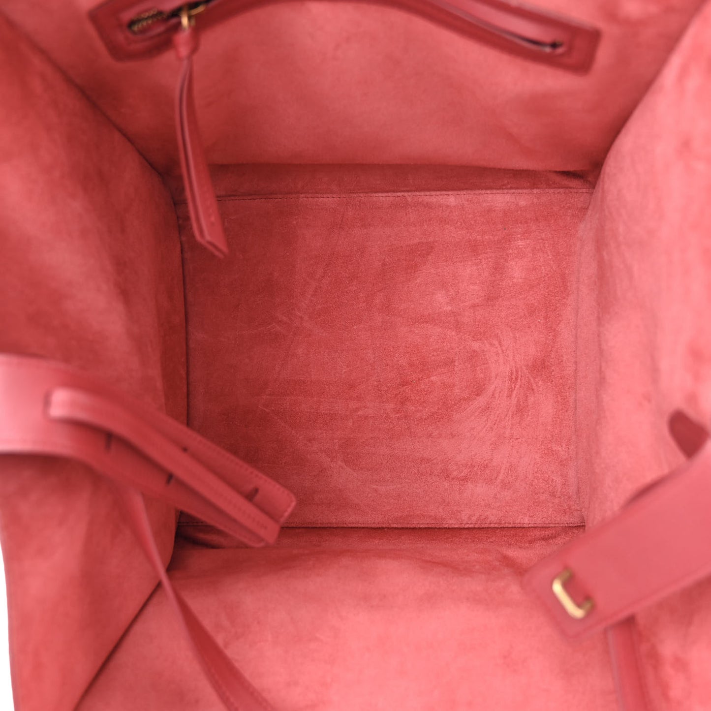Supple Calfskin Medium Phantom Luggage Red