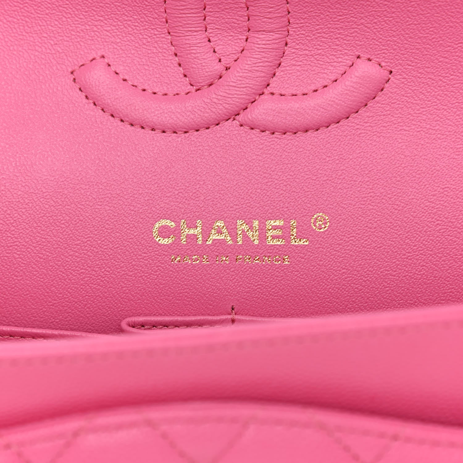 Chanel Caviar Quilted Medium Double Flap Pink 6 of 10